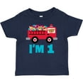 thumbnail image 3 of Inktastic 1st Birthday Fire Truck Boys or Girls Baby T-Shirt, 3 of 5