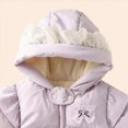 thumbnail image 6 of 12-18 Months Toddler Baby Boys Girls Winter Snowsuits Hooded Romper Jumpsuit Onsie Outfits for Girls Boys Little Kids Winter Clothes, 6 of 7