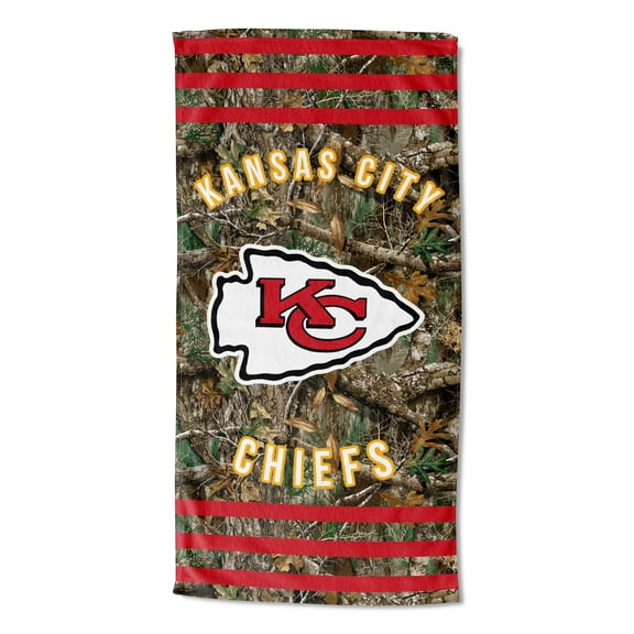 The Northwest Group  Kansas City Chiefs 30"x 60" Three Stripes Beach Towel