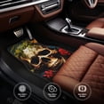 thumbnail image 6 of Fuzoiu Butterfly Flower Plant Skull Print Carpet Floor Mats for Car,Car Foot Mat Set,Universal Fit 4 Piece Mat Pad Set,Fits Most Cars Trucks Vans Sedans SUV Auto Carpet Mat Se, 6 of 7