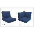 thumbnail image 1 of Ensemble de Coussins Haut Dossier pour FLORENCE-07b en Bleu Marine, 1 of 2