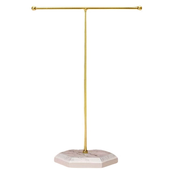 Cateissary Soporte de exhibición de joyería, collar de , brazaletes, adornos de joyería para dormitorio, soporte de decoración para mujeres y Almacenamiento y organización del hogar base blanca
