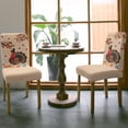 thumbnail image 3 of Dining Chair Covers Set of 6,Thanksgiving Turkey Maple Leaf Universal Stretch Kitchen Seat Covers Parsons Chair Protector Slipcover for Home Restaurant Party Decor,Farmhouse Pumpkin Chicken, 3 of 6
