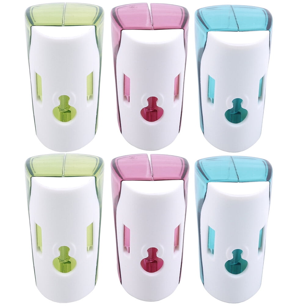 6Pcs Suction Toothbrush Holder Wall Mounted Toothbrush Holder
