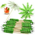 thumbnail image 3 of Namzi Cocktail Picks 100 Counts Firework Design Red White Blue Firework Picks Bamboo Toothpicks Cocktail Sticks Food Picks Independence Day Party Supplies, 3 of 5