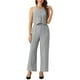 thumbnail image 1 of INSPIRAR CHIC Conjunto de Dos Piezas Casual Sin Mangas Top Corto Cuello en V Pantalones de Pierna Ancha Sudaderas L Gris, 1 of 6