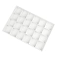 thumbnail image 3 of Unique Bargains PU Leather Jewelry Organizer Trays with Removable Dividers for Drawers White-24 Grid Tray, 3 of 7
