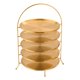 thumbnail image 1 of Soporte para pasteles, plato de postre, soporte para cupcakes de varios niveles, bandeja para servir de varios niveles para bodas 5 capas 23cm, 1 of 9