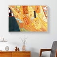thumbnail image 3 of wall26 Floating Framed Canvas Wall Art for Living Room, Bedroom Golden Abstract Oil Painting Canvas Prints for Home Decoration Ready to Hang - 16x24 inches, 3 of 4