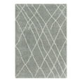 thumbnail image 3 of Unique Loom Soft Touch Shag Collection Area Rug - Dora (2' x 2' 11" Rectangle Cloud Gray/Ivory), 3 of 7