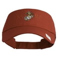 thumbnail image 5 of USMC Design Mark Embroidered Cotton Twill Sun Visor - Red OSFM, 5 of 5