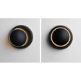 thumbnail image 4 of Apliques de pared para interiores, aplique de pared LED blanco cálido, 5 W, aplique de pared moderno, blanco cálido, creativo, 2 en 1, lámpara LED de pared de hierro (negro), 4 of 5