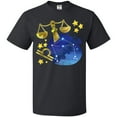 thumbnail image 3 of Inktastic Libra Constellation Zodiac Sign Illustration T-Shirt, 3 of 5