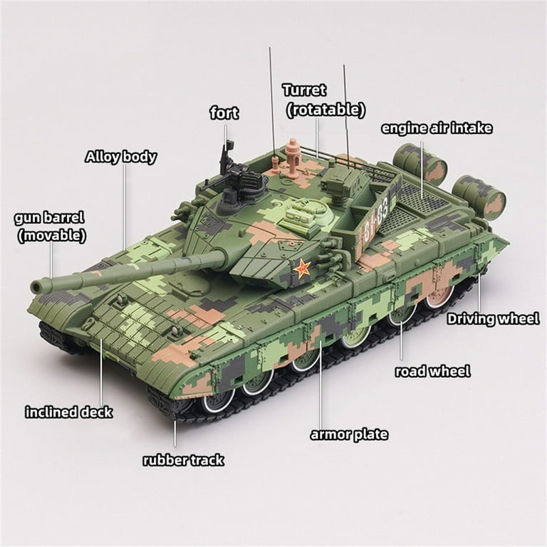 1/72 Scale ZTZ 99A Tank Model Alloy Fighter Military Model Diecast