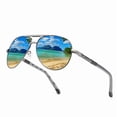 thumbnail image 2 of Polarized Driving Sunglasses With Color Changing Lens Metal Frame For Men And Women TAC Lens Great For Driving, 2 of 3