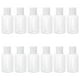 thumbnail image 1 of 12 frascos de muestra de plástico vacíos de 50 ml con tapa, perfectos para emulsión de gel de ducha y agua emoliente (tapas de colores aleatorios)., 1 of 6
