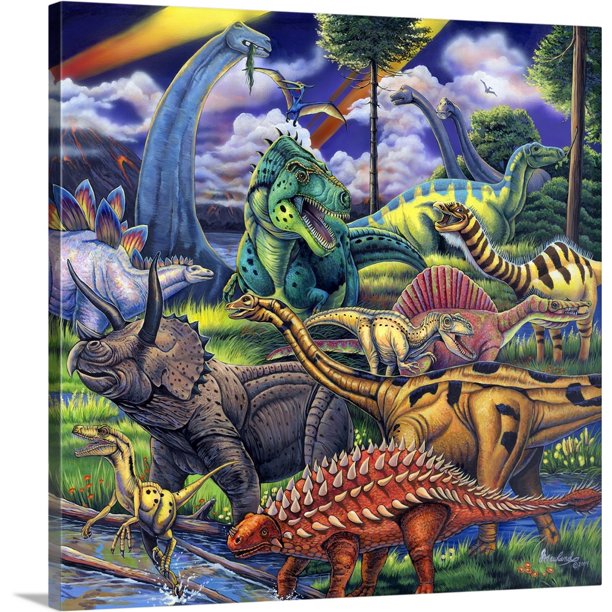 dinosaur canvas storage