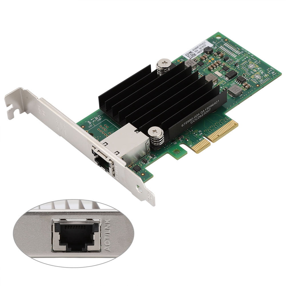 Domqga Network Adapter Card,For Intel X550T1 Main Control Chip 10Gigabit 10G PCIE