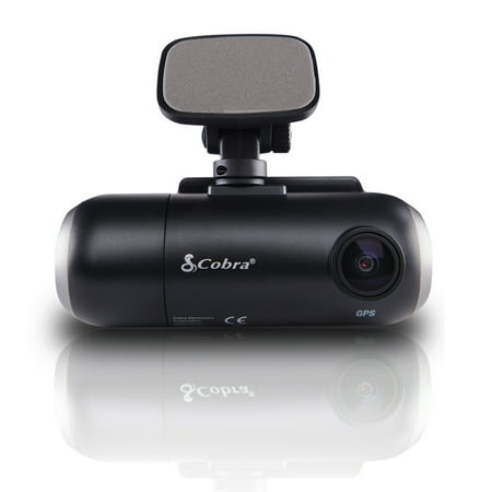 Cobra - SC 201 Dual-View Smart Dash Cam with Built-In Cabin View - Black