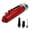 Red, variant on Mosiee Portable 8-Inch Sports Ball Pump: Quick Inflation with for Multi-Function Needle Green