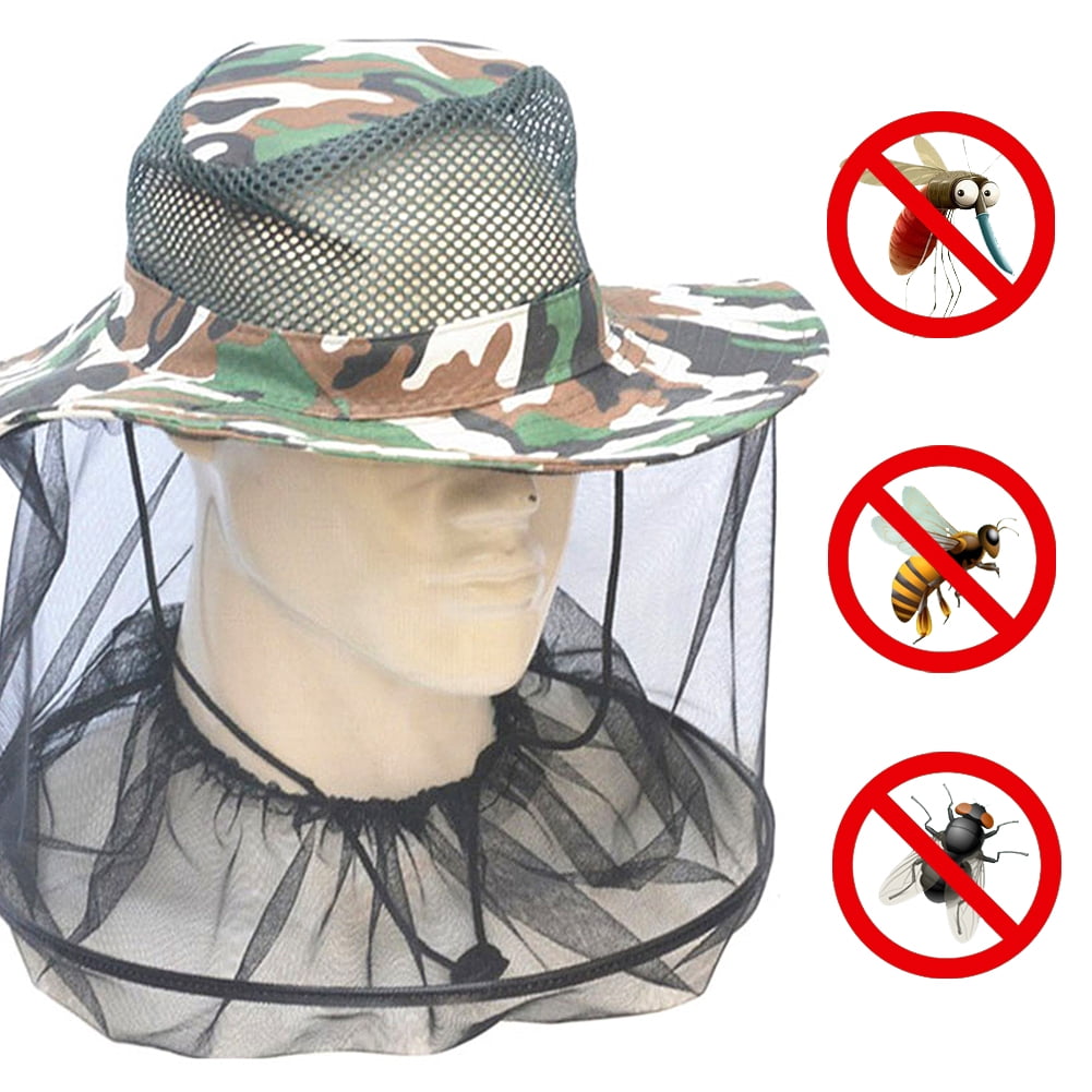 Mosquito head net bee and bug head shading net face protector Outdoor BE 