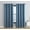 Dark Teal Blue, variant on THD Lattice Platinum White Black Geometric Blackout Curtains, 37 x 63 in (2 Panels)