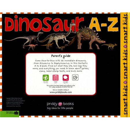 【洋書】ダイナソー A〜Z (スマートキッズシリーズ) [ロジャー・プリディ] Dinosaur A to Z (Smart Kids Series) [Roger Priddy] 絵本 恐竜
