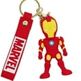 thumbnail image 6 of Iron Man Marvel Action Figure Keychain - 8cm Height - Superhero keyrings, 6 of 6