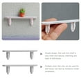 thumbnail image 3 of 2pcs Miniature Wall Shelf Furniture Tiny Wall Mount Rack Doll House Wooden Wall Rack Adornment, 3 of 6