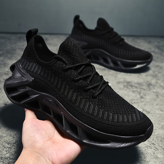 [Lightweight Running Shoes] 2024 New Woven Blade Sneakers for Men and Women, Trendy Versatile Casual Mesh Lightweight Soft-Sole Running Shoes, Breathable Couple Shoes for Autumn