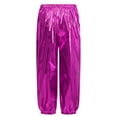 thumbnail image 2 of TSSOE Boys Girls Stage Performance Dance Pants Modern Hip Hop Street Dancewear Jazz Dance Costumes Hot Pink 120, 2 of 6