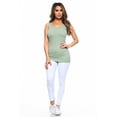 thumbnail image 5 of Women's Sleeveless Seamless Tank Top - Sage, 5 of 5
