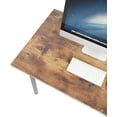 thumbnail image 6 of SOGES 62 inches Folding Table Computer Table Workstation No Install Needed, Rustic Brown, 6 of 6