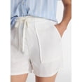 thumbnail image 5 of Time and Tru Women's Soft Utility Shorts, 4" Inseam, Sizes XS-XXXL, 5 of 6