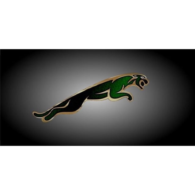 Jaguar On Black Fade Photo License Plate Free Personalization on this Plate