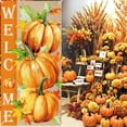 thumbnail image 2 of Fall Door Banner Decorations Welcome Autumn Door Cover Pumpkin Maple Leaves Hanging Banner Happy Fall Photo Backdrop for Farmhouse Thanksgiving Autumn Harvest Party Supplies, 2 of 6