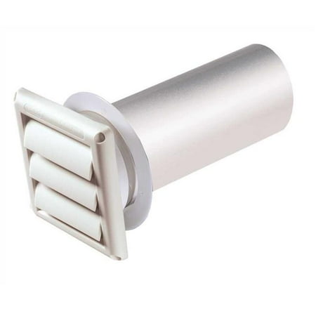 

Lambro 4 in. White Plastic Louvered Vent with Tail Piece - Pack of 18
