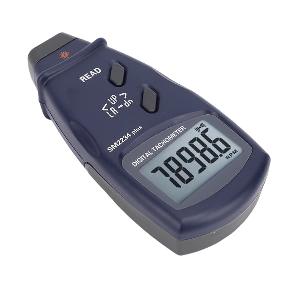Digital Digital Tachometer LCD Display Portable Photoelectric RPM Meter for Motor Fan Automobile Boat 2.50-99999RPM Range