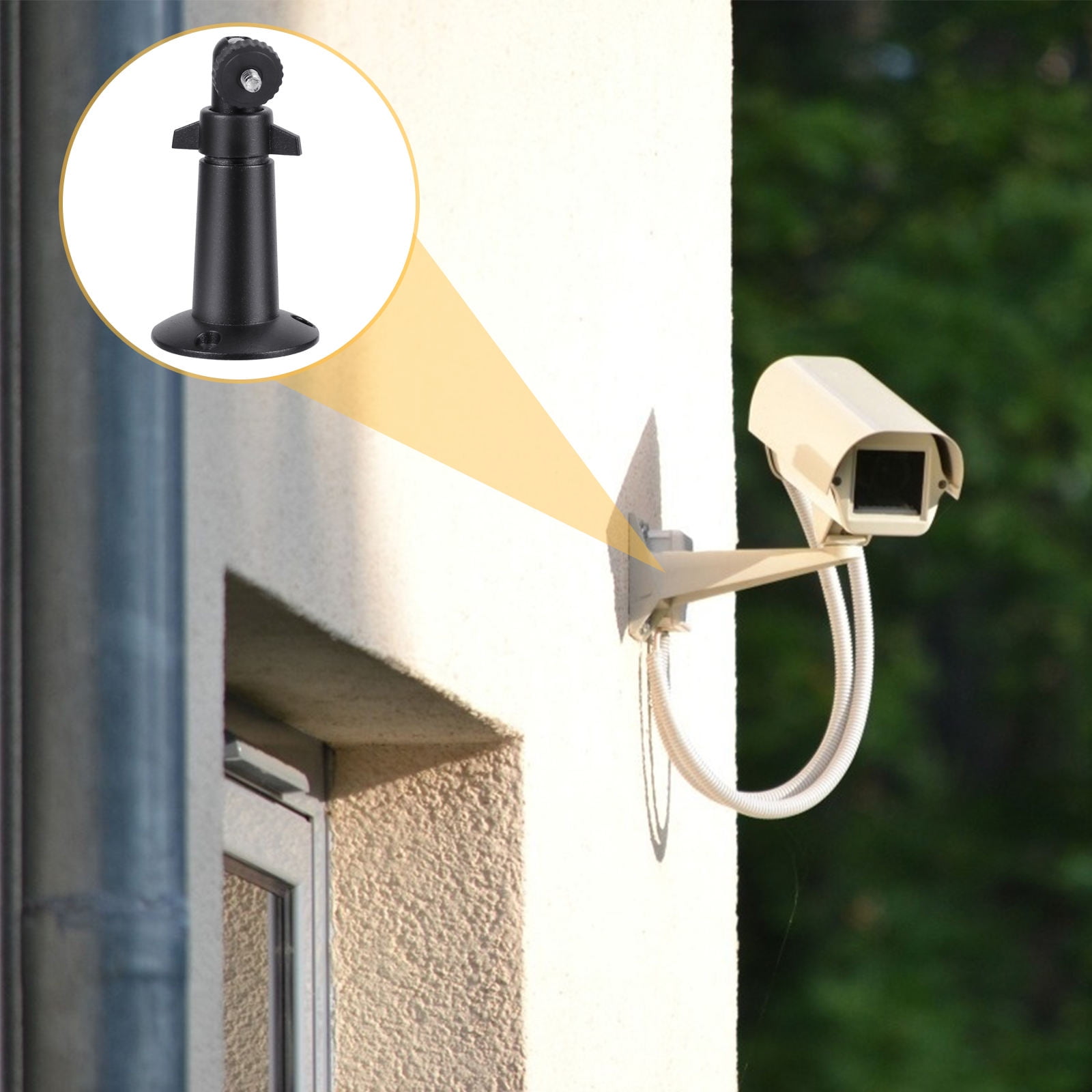 DEEPCRAFF Aluminum Adjustable Camera Mount Brackets 360 Degree Swivel 90 Degree Tilt 2 Pieces