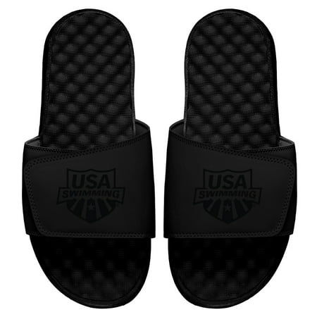 

ISlide Black USA Swimming Tonal Slide Sandals