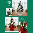 thumbnail image 4 of LHWEN Mini Christmas Tree 20cm Desktop Decoration Small Festival Tree Home Decor Luxurious Durable Unique Shape Holiday Ornament Indoor Display, 4 of 5