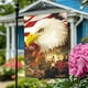 thumbnail image 2 of 4 de Julio Decoraciones Al Aire Libre Patriot Jardín Bandera de Doble Cara Bandera Americana 4 de Julio Día de la Independencia Decoración de la Casa de Campo de la Familia 12x18 Pulgadas, 2 of 6