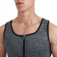 thumbnail image 4 of Men Neoprene Body Shaper Waist Trainer Suit Slimming Vest Weight, 4 of 8