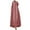 Red, variant on Elegant Women's Long Robe Solid Color Dress Fashionable Abaya Garment