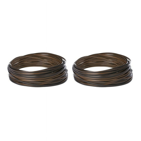 2X Wicker Repair Kit, Plastic Rattan for Repair Flat Wicker Furniture Repair Replacement