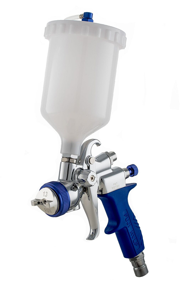 Fuji Mini-Mite 3 Platinum HVLP Spray System – Gravity Feed, 3-Stage Turbine, With Accessories