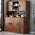 thumbnail image 3 of Garden Outdoor Side Cabinet Minimalist French Organizers Large Side Cabinet Hallway Shelves Muebles De Cocina Home Furniture My Lux Decor Round, 3 of 14