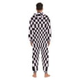 thumbnail image 7 of joogoo Checkered Print Unisex Adults Onesies Pajamas Jumpsuits L, 7 of 7