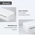thumbnail image 3 of Impresora Portátil Bluetooth Aiyin A4 Color Blanco, 3 of 8
