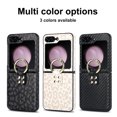 thumbnail image 3 of Étui en Cuir Mat avec Support pour Samsung Galaxy Z Flip 5, iPhone 16 Pro Max, 3 of 7